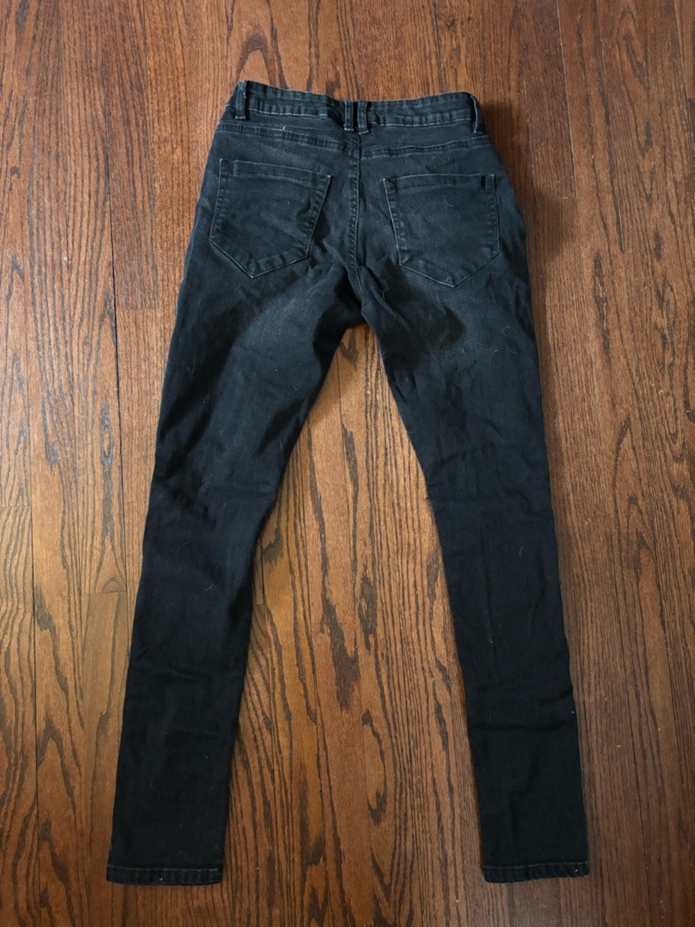 Urban Classics Black Men’s Skinny Motorcycle Jeans 30x30 - Picture 4 of 4